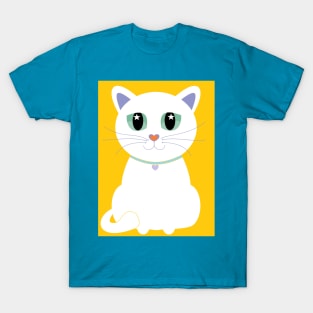 Only One White Kitty T-Shirt